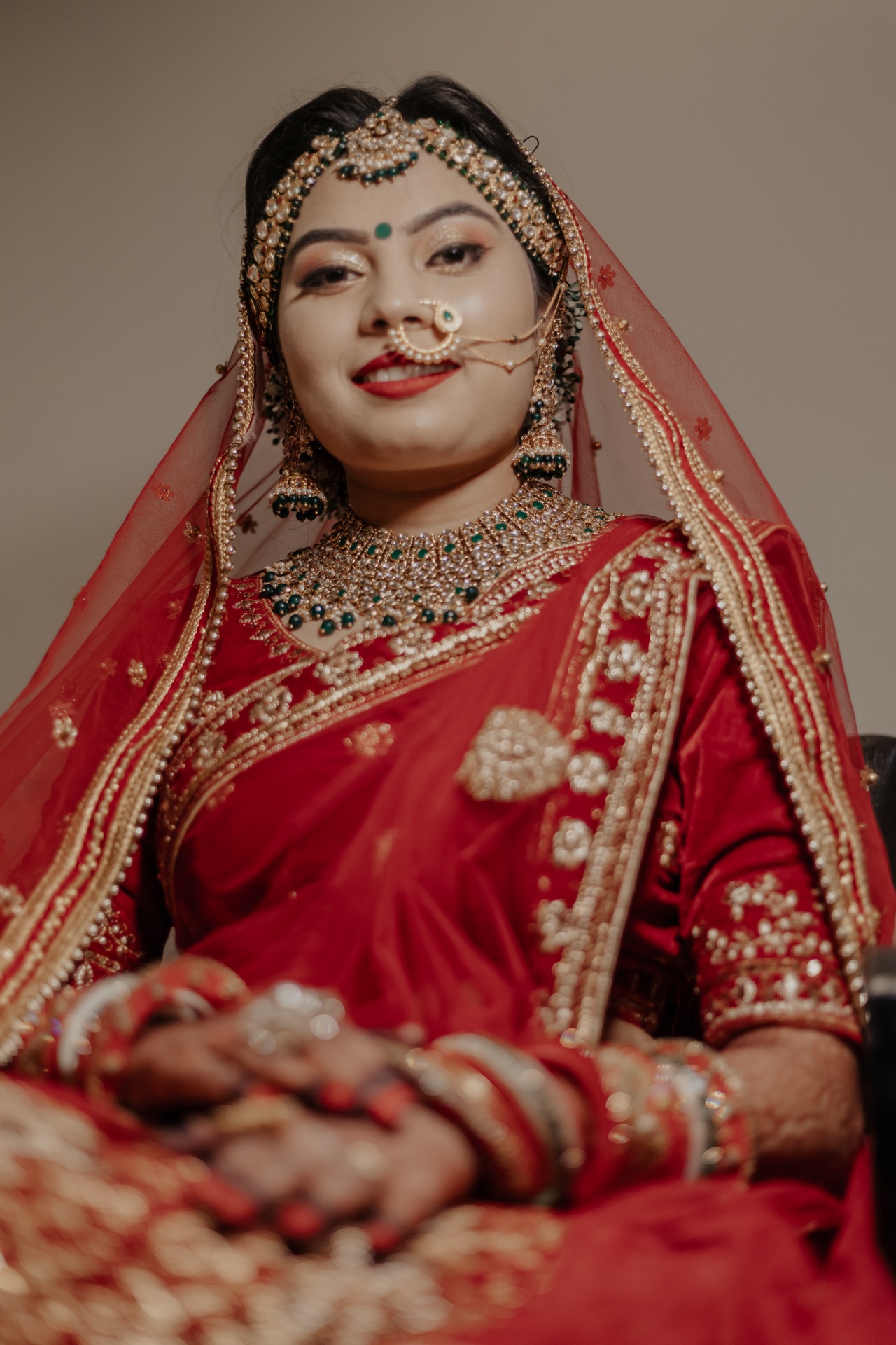 Heirloom bridal portrait